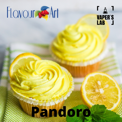 Фото на Ароматизаторы для вейпа FlavourArt Pandoro Лимонный кекс