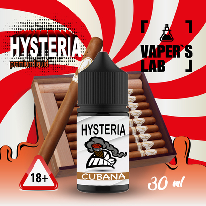 Фото, Видеообзор на жижку Salt Hysteria Salt Cubana 30 ml