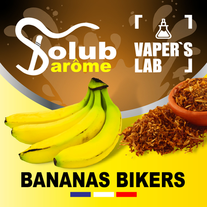 Фото, Видео, Компоненты для самозамеса Solub Arome "Banana\'s Bikers" (Мягкий вкус табака с бананом) 