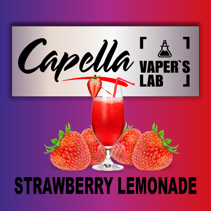 Фото на Аромку Capella Strawberry Lemonade Полуничний лимонад