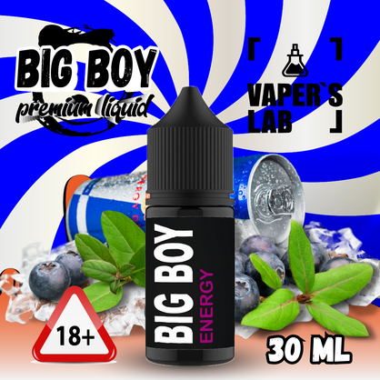 Фото, Видеообзор на жижку Salt BIG BOY Salt Energy berry mix 30 ml