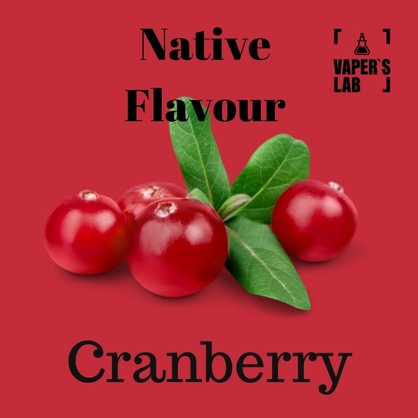 Фото жижа для вейпа 30 грн native flavour cranberry 120 ml