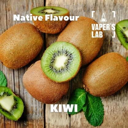 Фото, Відеоогляди на Ароматизатор для самозамісу Native Flavour "Kiwi" 30мл 