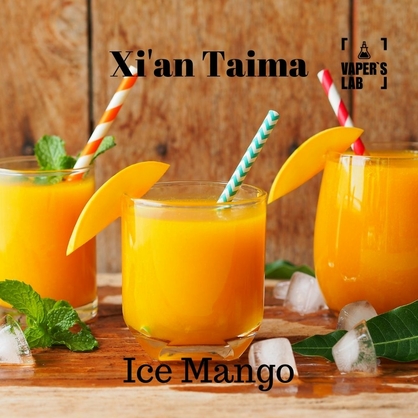 Фото, Видео, Ароматизаторы для самозамеса Xi'an Taima "Ice Mango" (Манго с холодком) 