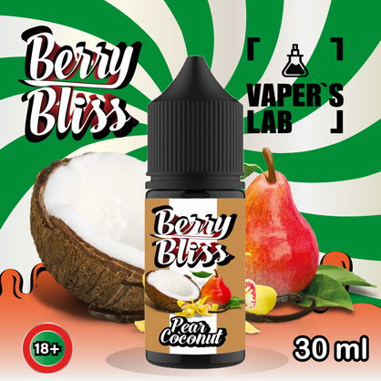 Фото солевая жидкость berry bliss pear coconut 30 мл