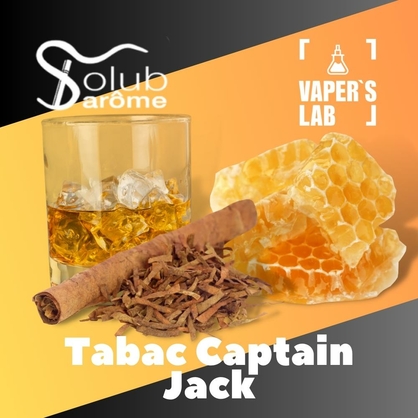 Фото, Видео, ароматизатор для самозамеса Solub Arome "Tabac Captain Jack" (Табак с медом и виски) 