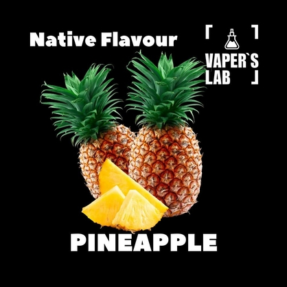 Фото, Відеоогляди на Ароматизатор для самозамісу Native Flavour "Pineapple" 30мл 