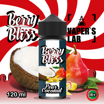 Фото жижі для вейпа berry bliss pear coconut 120 мл (груша та кокос)