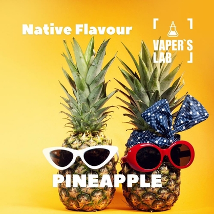 Фото, Відеоогляди на Ароматизатор для самозамісу Native Flavour "Pineapple" 30мл 