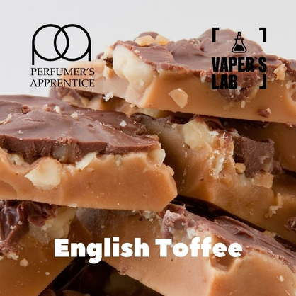 Фото, Відеоогляди на Преміум ароматизатор для електронних сигарет TPA "English Toffee" (Англійська іриска) 