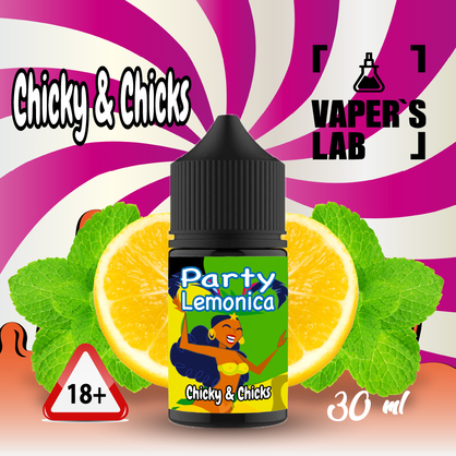 Фото, Відеоогляди на Жижу Salt Chicky Salt Party lemonika 30 ml