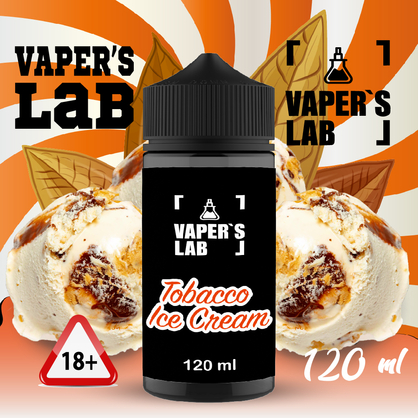 Фото заправка для вейпа vapers lab tobacco ice cream 120 ml