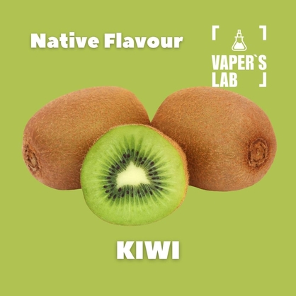 Фото, Відеоогляди на Ароматизатор для самозамісу Native Flavour "Kiwi" 30мл 