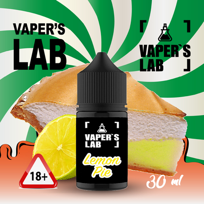 Фото, Видеообзор на жижку Salt Vaper's LAB Salt Lemon pie 30 ml