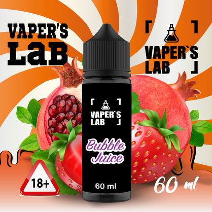 Фото, Видео на жидкость для вейпа Vapers Lab Bubble juice 60 ml