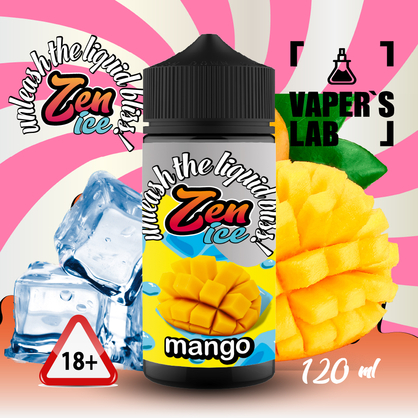 Фото рідини для вейпа zen ice mango