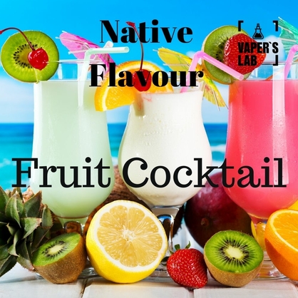 Фото Видео на Жидкости для вейпов Native Flavour Fruit Cocktail 100 ml