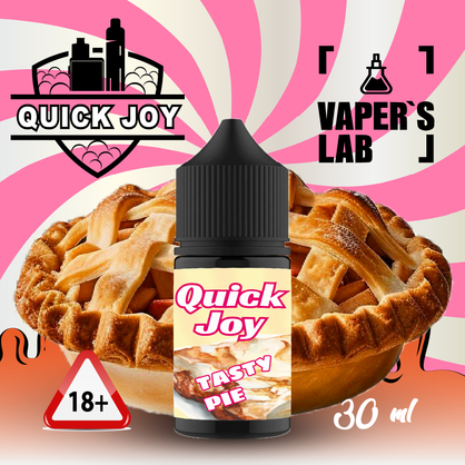 Фото, Видеообзор на жижку Salt Quick Joy Salt Tasty Pie 30ml