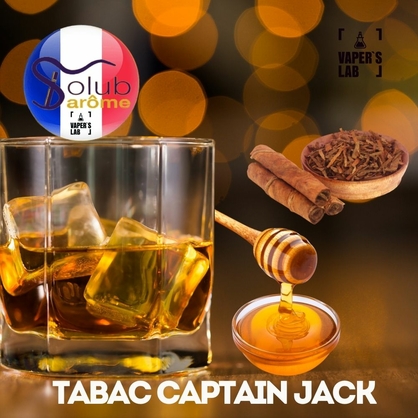 Фото, Відеоогляди на Компоненти для самозамісу Solub Arome "Tabac Captain Jack" (Тютюн з медом та віскі) 