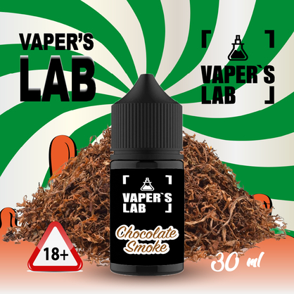 Фото, Видеообзор на жижку Salt Vaper's LAB Salt Chocolate smoke 30 ml