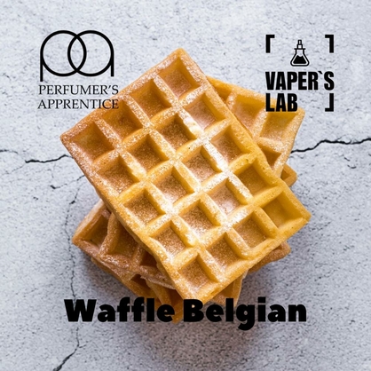 Фото, Відеоогляди на Натуральні ароматизатори для вейпів TPA "Waffle Belgian" (Бельгійські вафлі) 