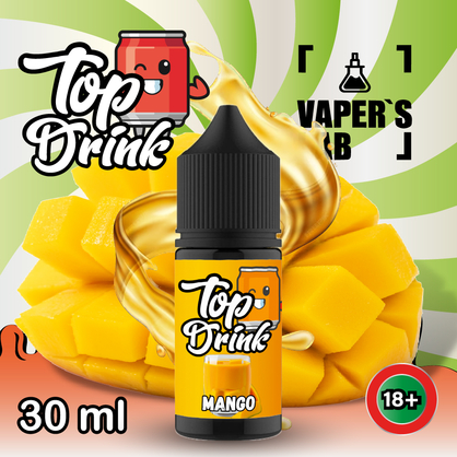 Фото, Видеообзор на жижку Salt Top Drink SALT Mango 30 ml