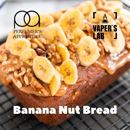 Фото, Відеоогляди на Ароматизатор для жижи TPA "Banana Nut Bread" (Бананово-горіховий хліб) 