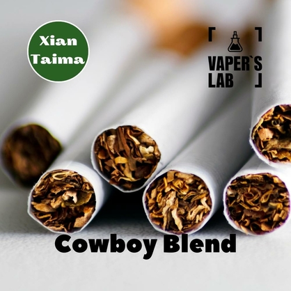 Фото, Відеоогляди на Найкращі харчові ароматизатори Xi'an Taima "Cowboy blend" (Ковбойський тютюн) 