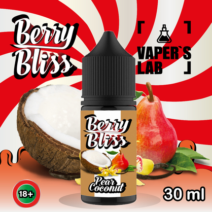 Фото солевая жидкость berry bliss pear coconut 30 мл