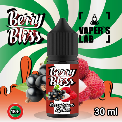 Фото сольова жижа top berry bliss berrylicious lychee 30 мл