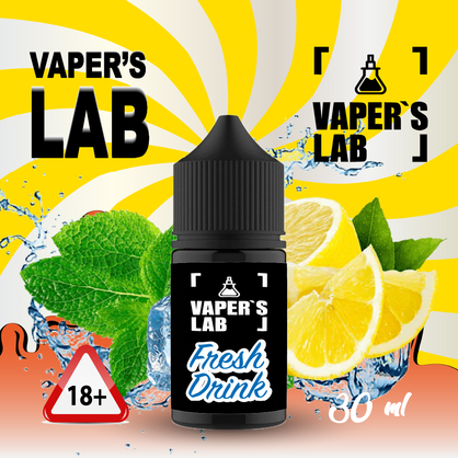 Фото, Видеообзор на жижку Salt Vaper's LAB Salt Fresh drink 30 ml