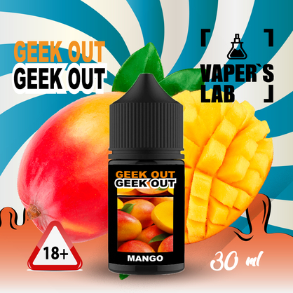 Фото, Видеообзор на жижку Salt Geek Out Salt - Манго 30 ml