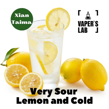 Фото, Відеоогляди на Ароматизатори для рідин Xi'an Taima "Very Sour Lemon and Cold" (Дуже кислий і холодний лимон) 