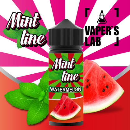 Фото рідини для електронних сигарет mint watermelon 120 ml