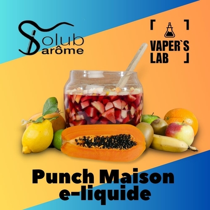 Фото, Видео, Ароматизатор для жижи Solub Arome "Punch Maison e-liquide" (Экзотический пунш) 