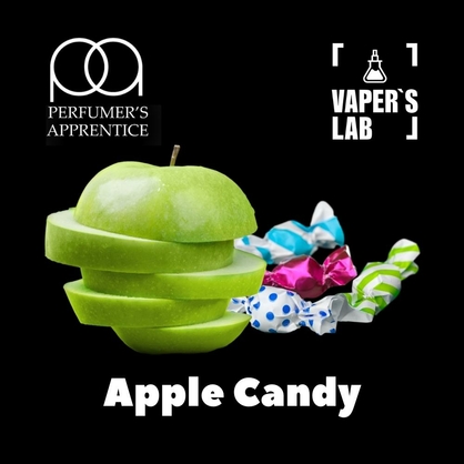 Фото, Видео, Натуральные ароматизаторы для вейпов TPA "Apple Candy" (Яблочная конфета) 