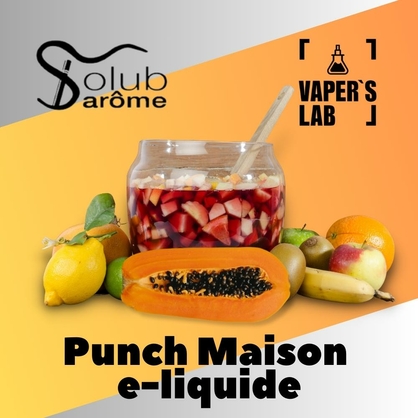 Фото, Видео, Ароматизатор для жижи Solub Arome "Punch Maison e-liquide" (Экзотический пунш) 