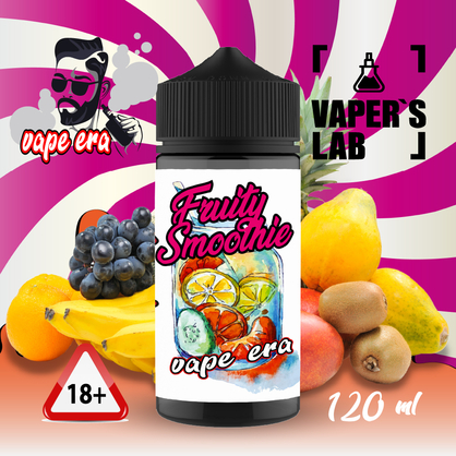 Фото купить жидкость для вейпа без никотина vape era fruit smoothie 120 мл