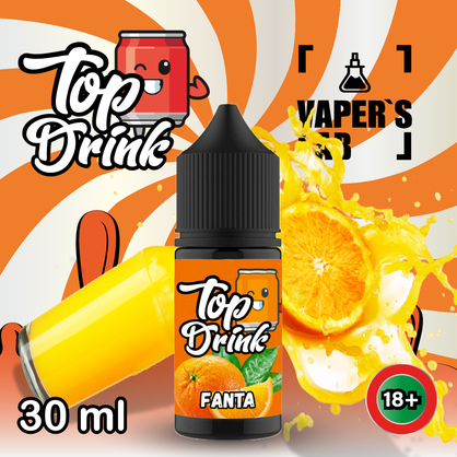 Фото, Видеообзор на жижку Salt Top Drink SALT Fanta 30 ml