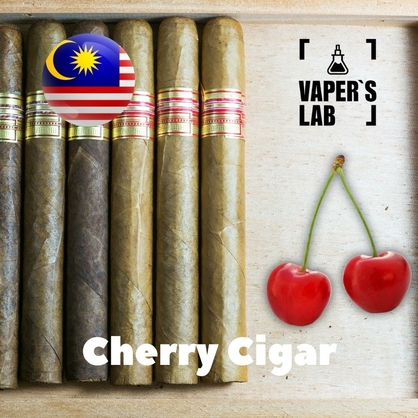 Фото на Ароматизаторы для вейпа Malaysia flavors Cherry Cigar