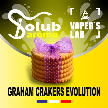 Фото, Видео, Аромки для вейпов Solub Arome "Graham Crakers evolution" (Крекерное печенье) 