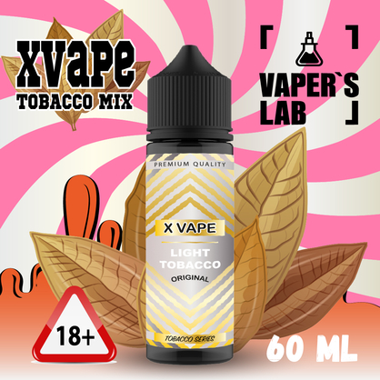 Фото, Видео на жижи для вейпа XVape Light Tobacco