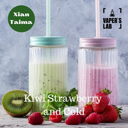 Фото, Відеоогляди на Арома для самозамісу Xi'an Taima "Kiwi Strawberry and Cold" (Ківі з полуницею та холодком) 