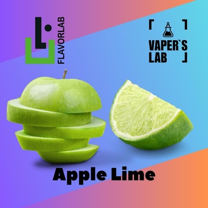 Фото на Ароматизаторы для вейпа Flavor Lab Apple Lime 10 мл