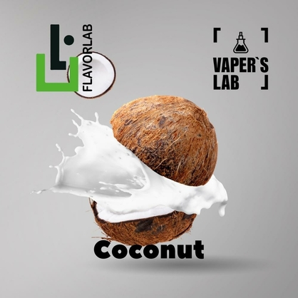 Фото на Ароматизаторы для вейпа Flavor Lab Coconut 10 мл