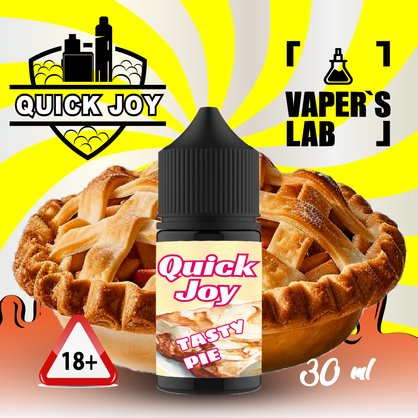 Фото, Видеообзор на жижку Salt Quick Joy Salt Tasty Pie 30ml