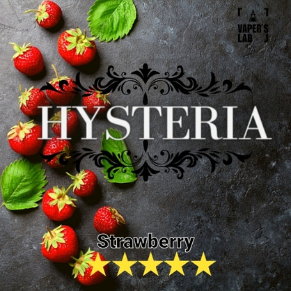 Фото, Видео на жижи без никотина Hysteria Strawberry 30 ml