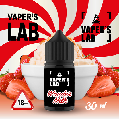 Фото, Видеообзор на жижку Salt Vaper's LAB Salt Wonder milk 30 ml