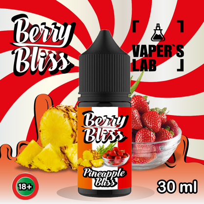 Фото солевая жидкость berry bliss pineapple bliss 30 мл