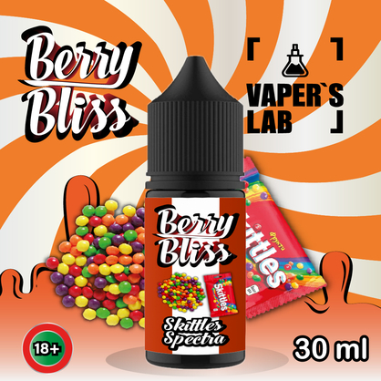 Фото солевая жидкость berry bliss skittles spectra 30 мл